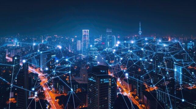 Digital technology background